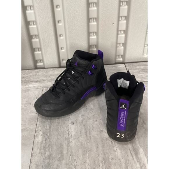 Nike Air Jordan 12 Retro Black Edition Dark Concord Sneakers SIZE 4.5 main image 4